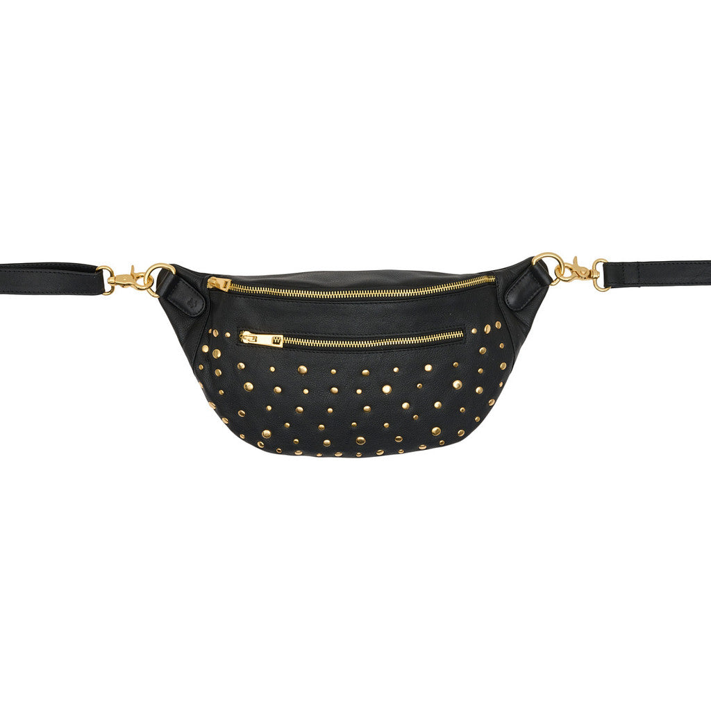 Access T&S Starlet Stud Bumbag Bumbag Black-gold