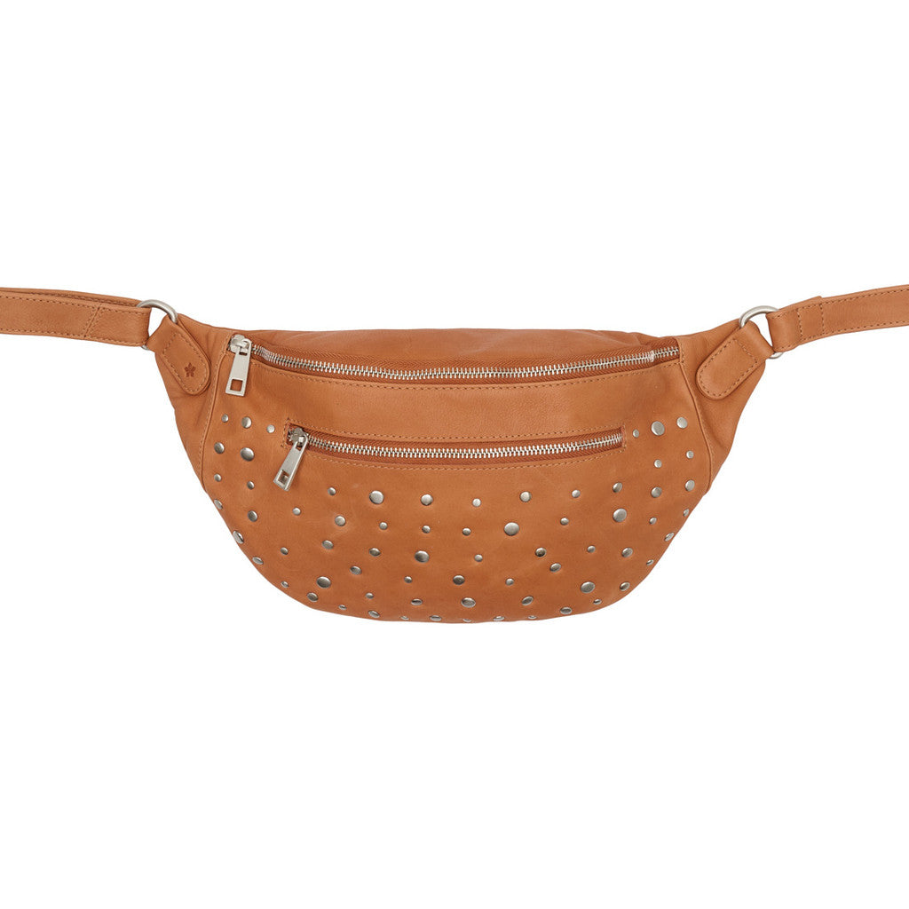 Access T&S Starlet Stud Bumbag Bumbag Cognac-silver