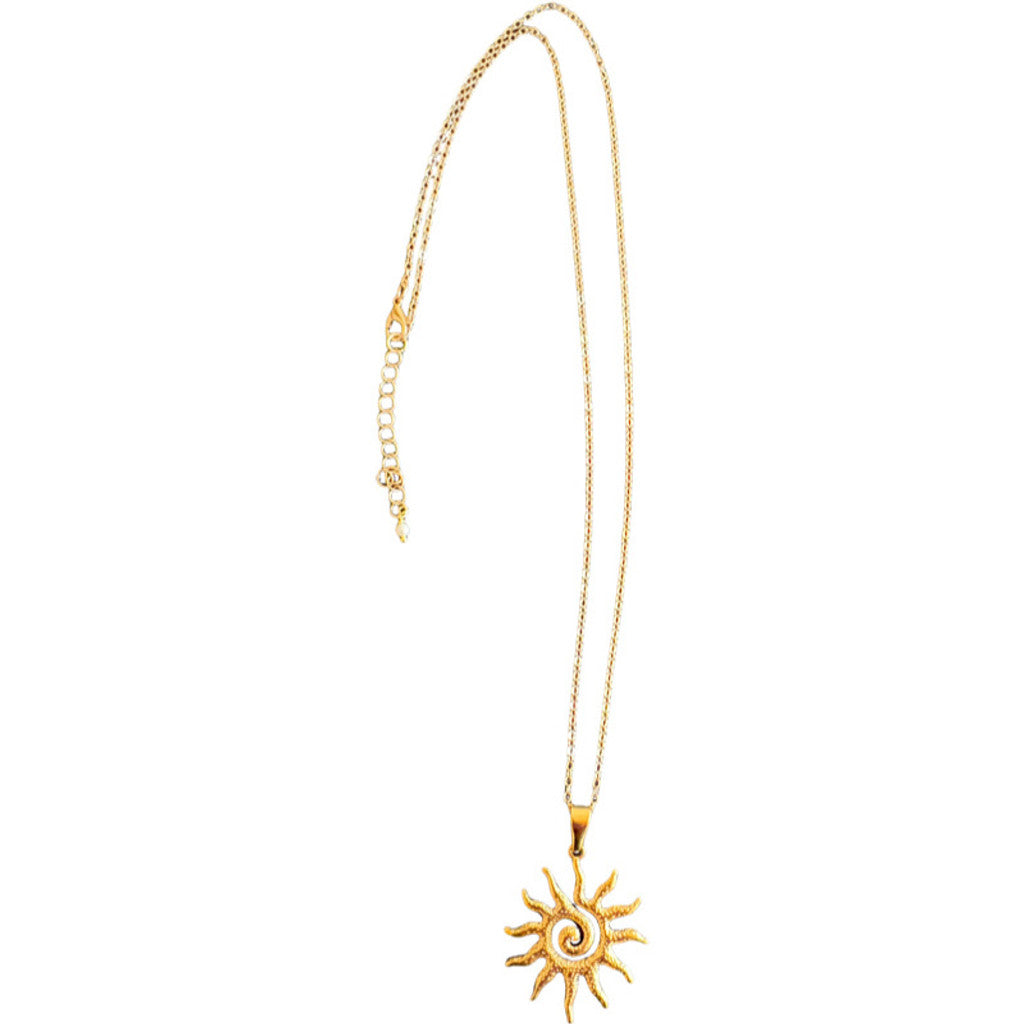 Jewelry T&S Sun Octagram Necklace Necklace Gold