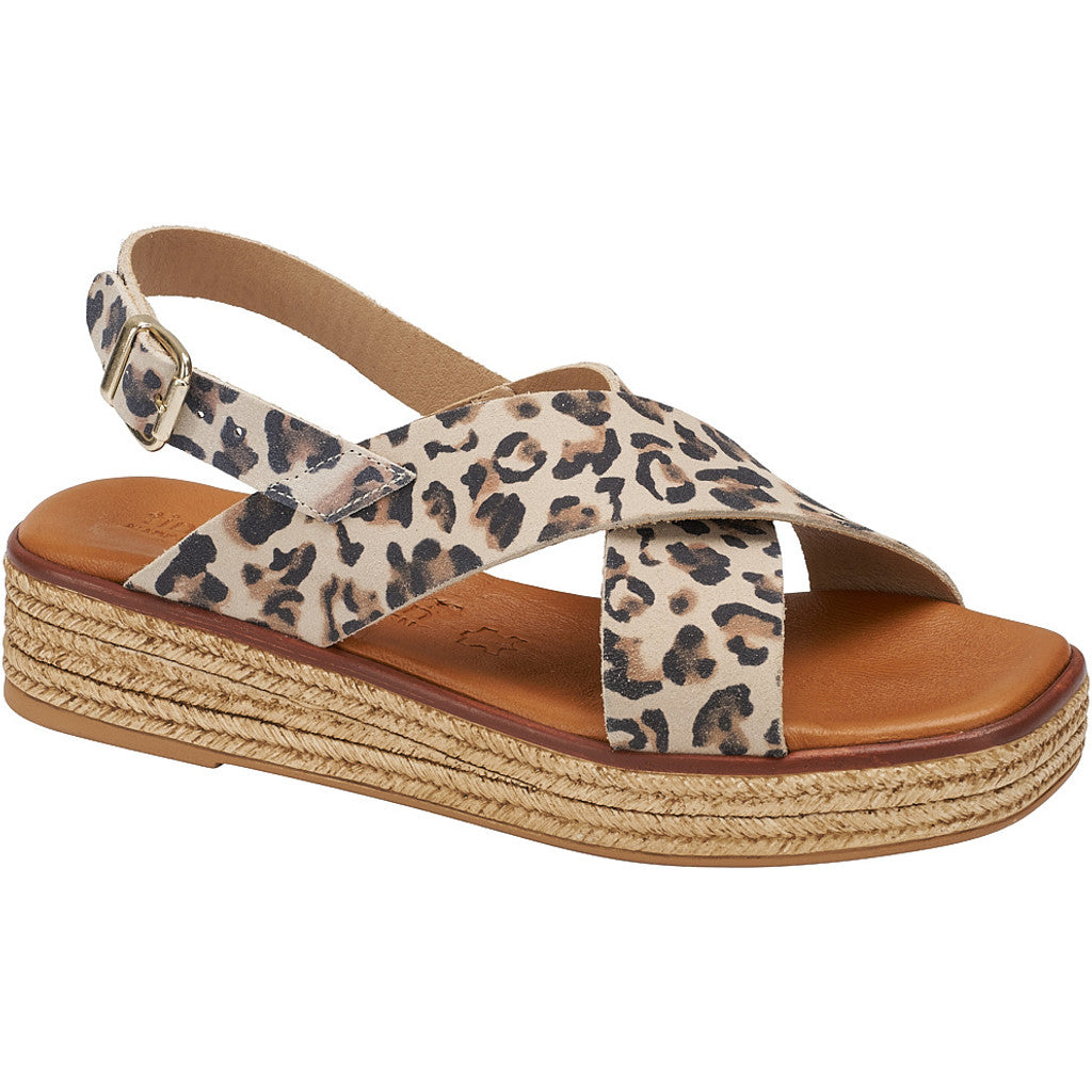Footwear T&S Sussie leo Crudo Sandals Crudo