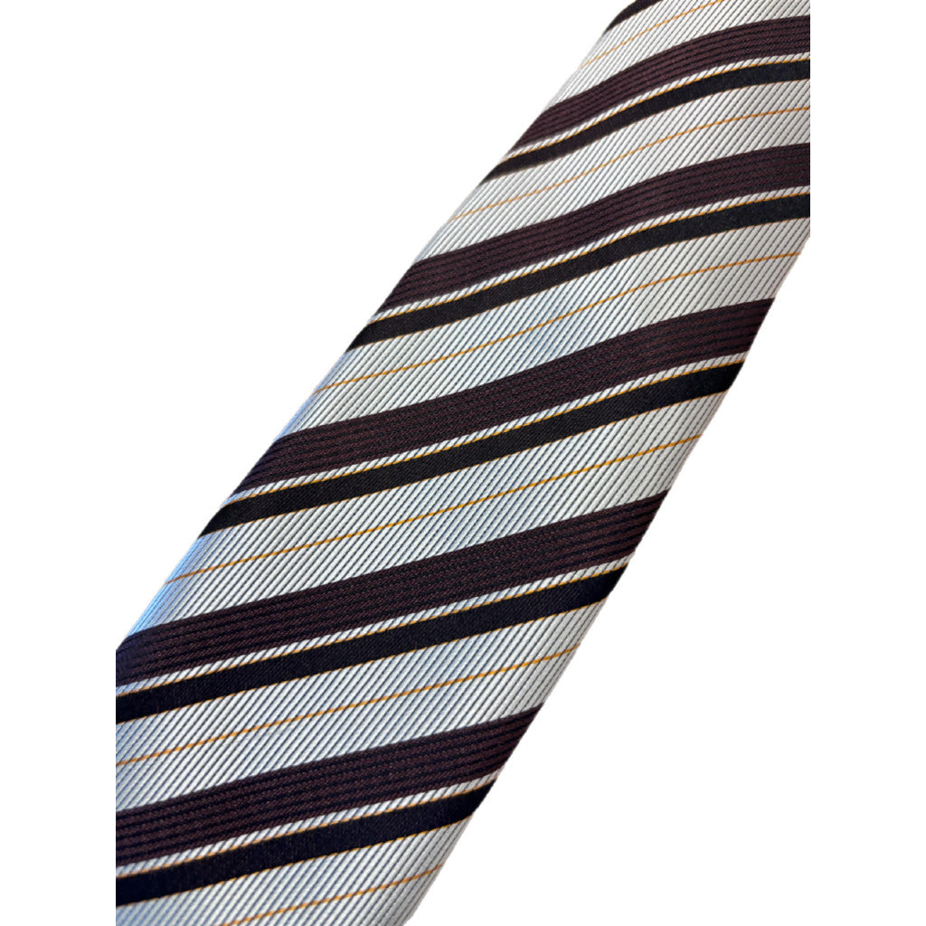 Jewelry T&S Tie Tie Brown stripe