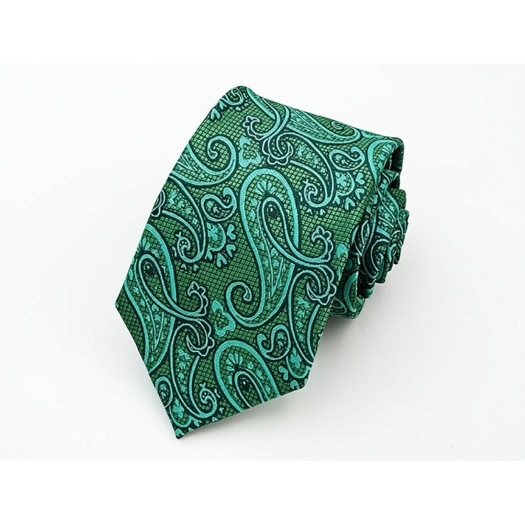Jewelry T&S Tie Tie Paisley Aqua