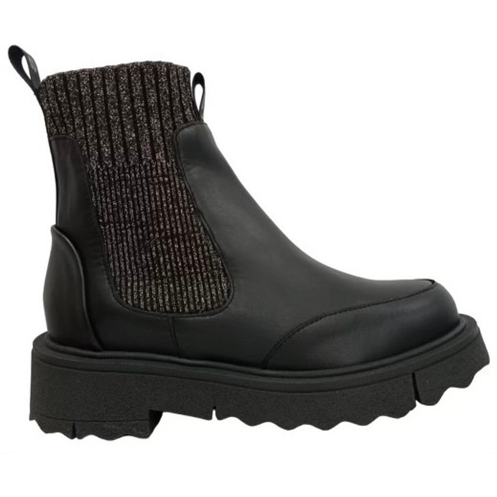 Footwear T&S Tonya Sort-guld Boots Negro-oro