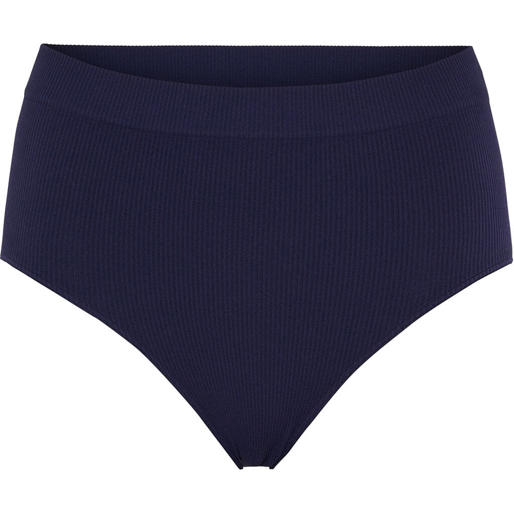 Microfiber T&S Tulle rib midi Panties Panties Blu