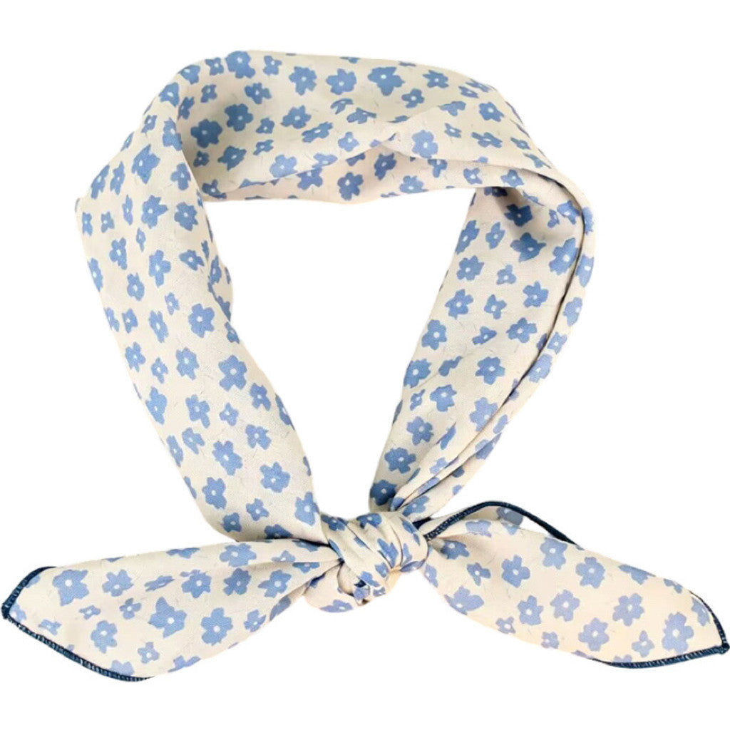 Scarf T&S Ulrika Cotton Scarf Scarf Blue