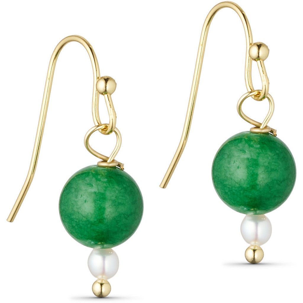Jewelry T&S Usha Earring Earring Green jade