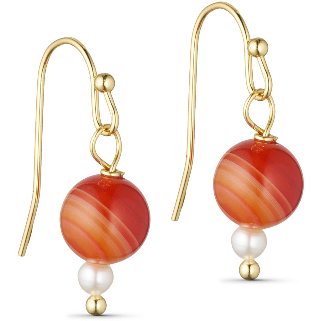 Jewelry T&S Usha Earring Earring Red agate