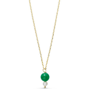 Jewelry T&S Usha Necklace Necklace Green jade
