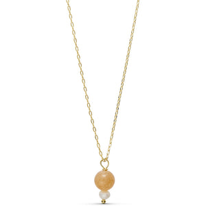 Jewelry T&S Usha Necklace Necklace Latte tourmaline