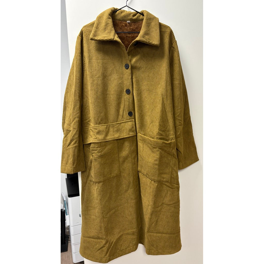 Clothing T&S Valeria Coat Coat Kaki