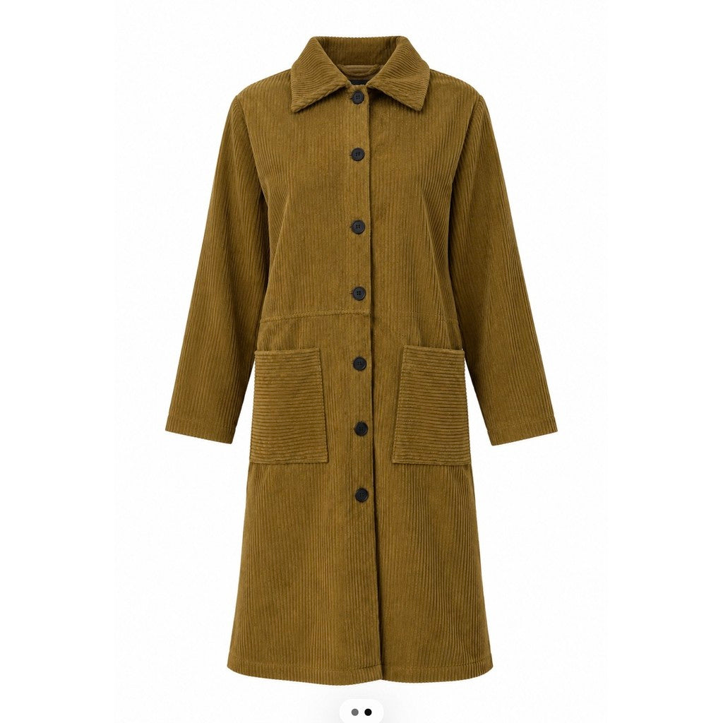 Clothing T&S Valeria Coat Coat Kaki