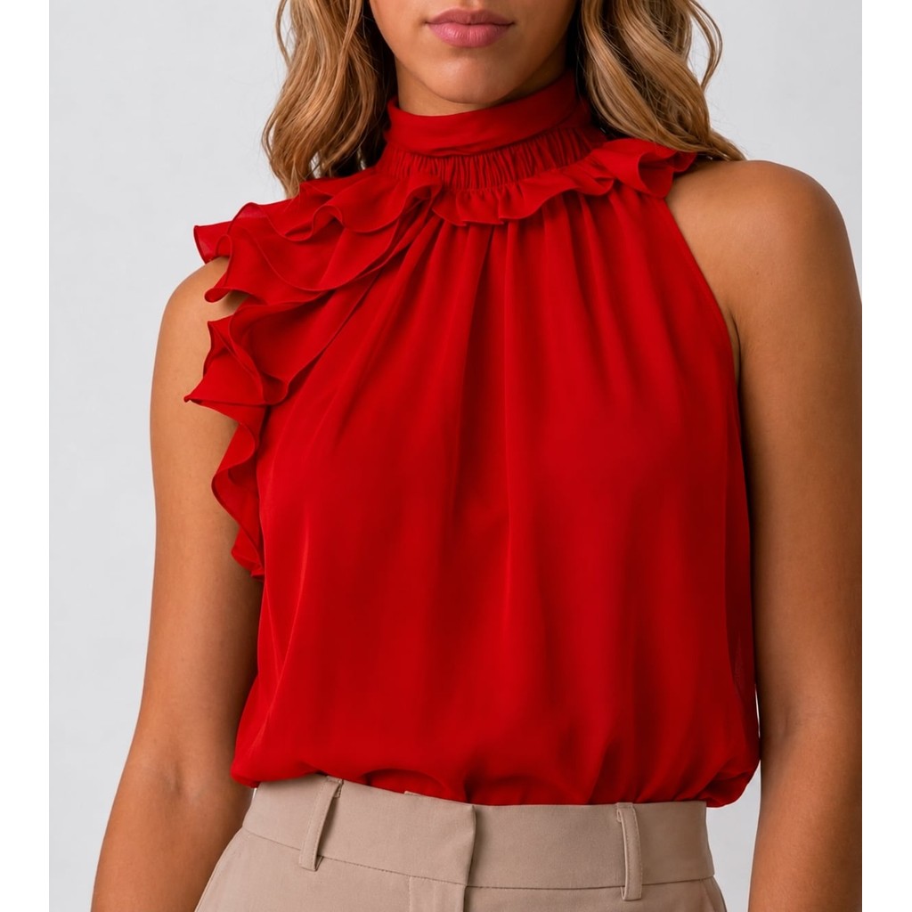 Clothing T&S Vangie Top Top Red