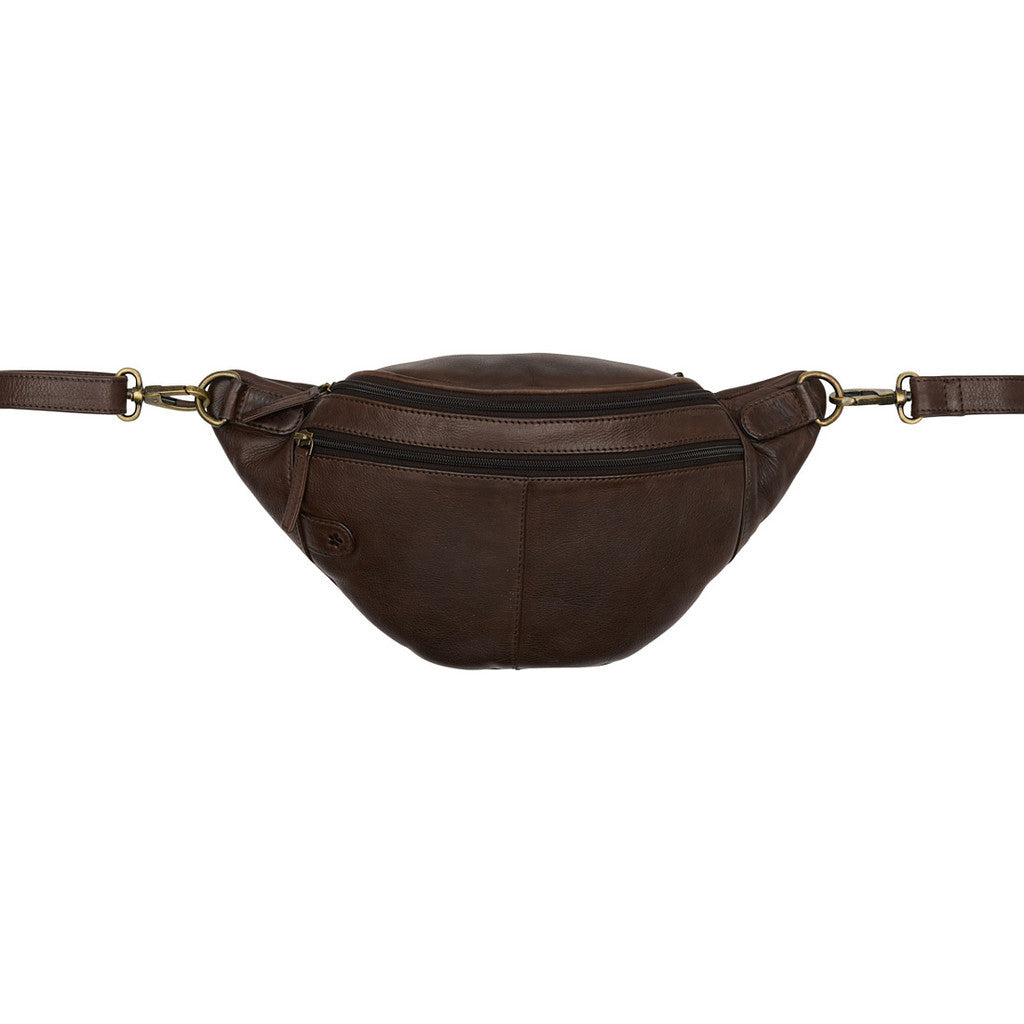 Access T&S Wanda 3 zipper bumbag Bumbag Brown