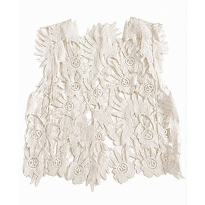 Clothing T&S Yrsa Lace Top Top Ivory