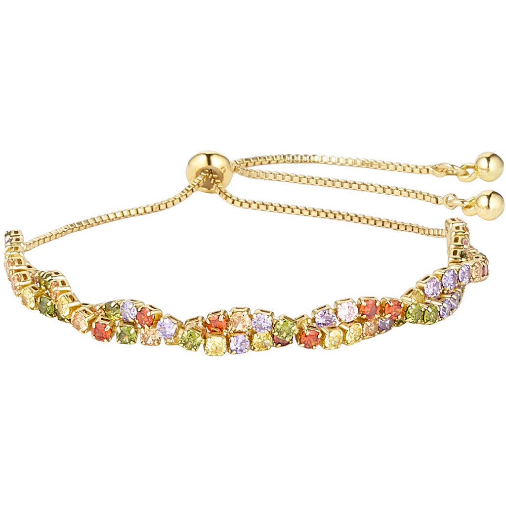 Jewelry T&S Zafira 2-row Bracelet Bracelet Multicolor-gold
