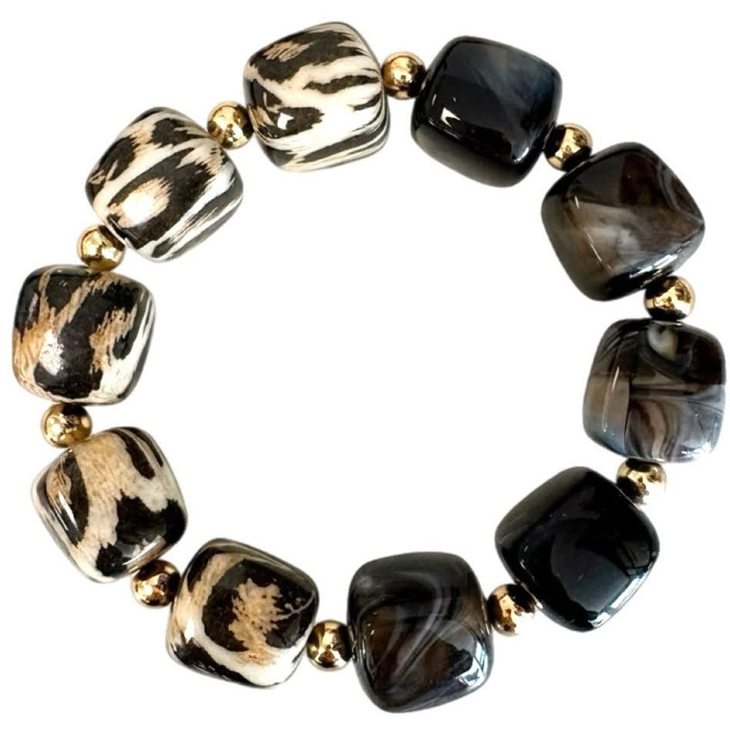 Jewelry T&S Zalikha Bracelet Bracelet Black Grey